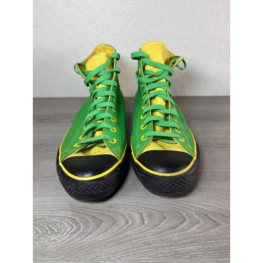 Converse Chuck Taylor All Star High Top Green Yellow‎ GB Packers Mens 11.5 - Picture 3 of 8